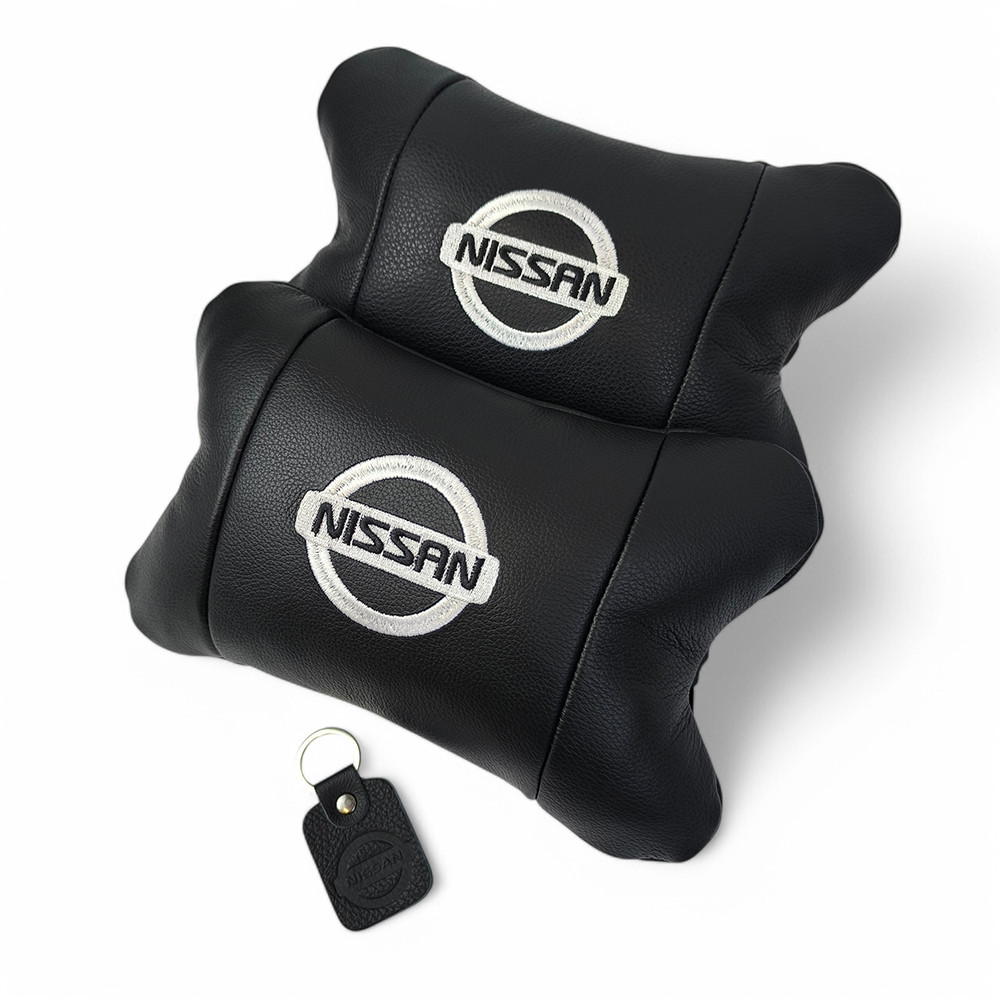 Подарок автолюбителю Nissan, Подушки под голову в машину, Декоративная подушка подголовник WA-21 Львов - изображение 1