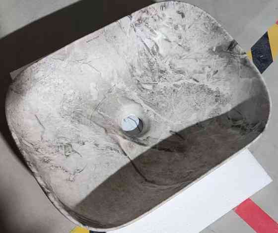 Раковина накладна MIXXUS PREMIUM DIVERSE-0113 MARBLE 455х325х135mm   ( MP6544 ) 28528 Харків