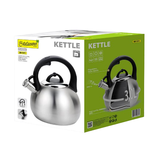 Чайник 3л металевий MR-1311 Maestro Житомир - фото 5