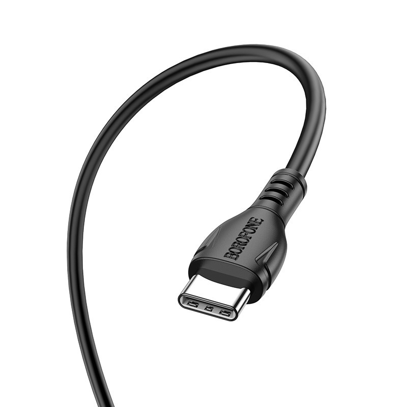 Кабель BOROFONE BX51 Triumph 60W charging data cable Type-C to Type-C Black Київ - фото 4