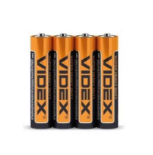 Батарейка сольова AAA/R03 (пл-4шт) Videx Житомир - фото 1
