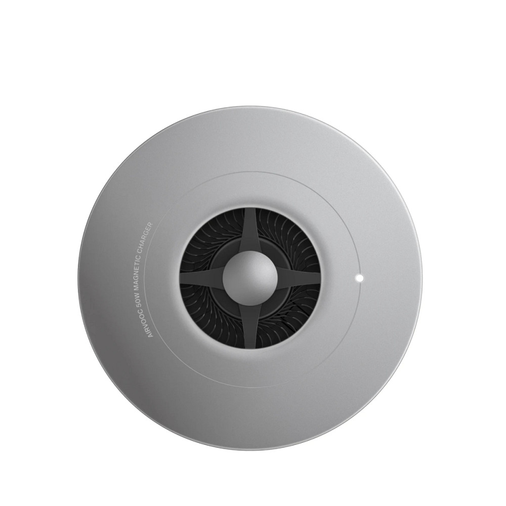 Бездротова магнітна зарядка OnePlus / OPPO AirVOOC 50W для смартфонів із підтримкою бездротової зарядки (сіра) Николаев - изображение 6