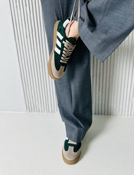 Olli Кроссовки женские OLLI смарагд замша натуральная низкий ход 37р.-24см. (T-1-21413) Коломыя - изображение 5