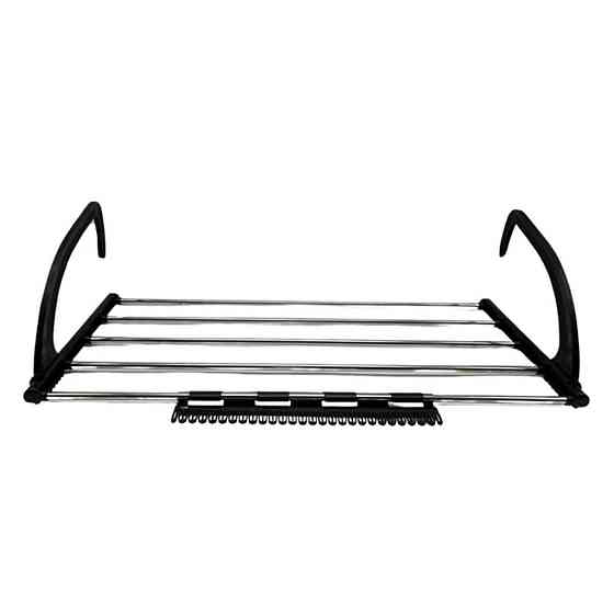 Сушилка для одежды на радиатор,69х31,5х20,5 см,3270B,Черная SBR Киев