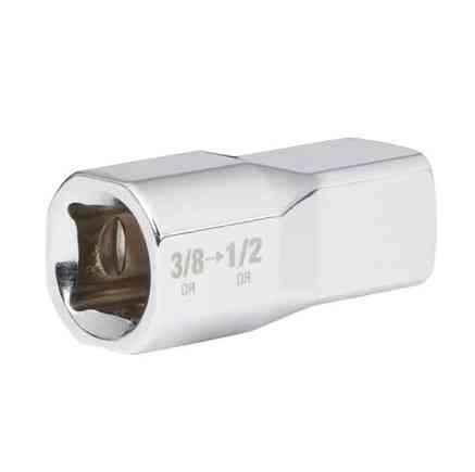 Перехідник хромований для головок MILWAUKEE с квадарата 3/8'' на 1/2'' квадрат Одеса
