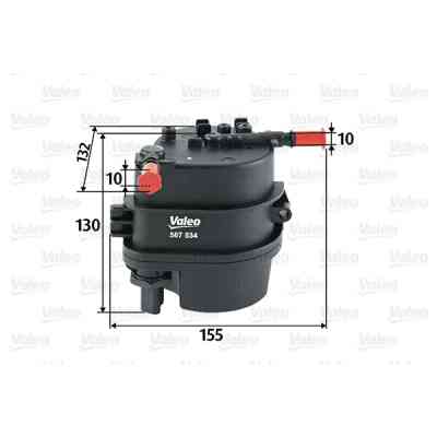 Фільтр паливний Valeo 587534 Вінниця