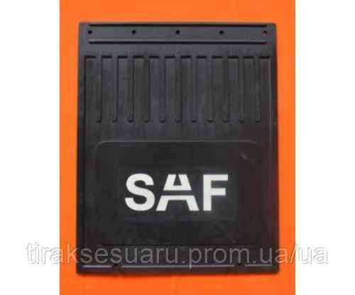 Брызговик с надписью SAF 400х500 рельефная надпись Брызговик резиновый SAF 400х500 рельефная надпись Луцк