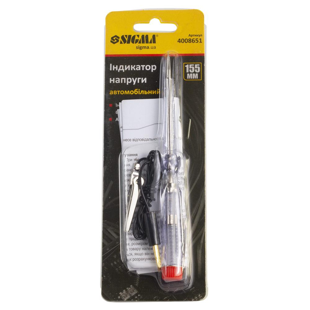 Индикатор напряжения автомобильный 6-24В 155мм SIGMA (4008651) Ровно - изображение 7
