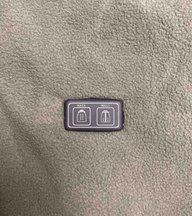 Чоловіча флісова кофта на блискавці з підігрівом Зелений, XL Київ