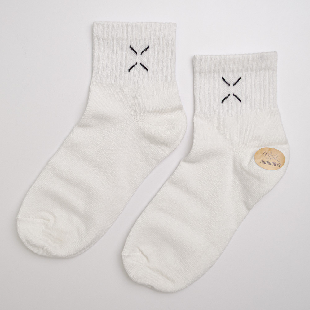 Набор носков мужских хлопковых 10 пар Youstar 053 Низкие 41-47 Белый Сумы - изображение 9