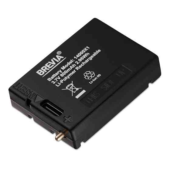Аккумулятор Brevia 3.7V 800mAh Li-polymer с Type-C для налобных фонарей Львов