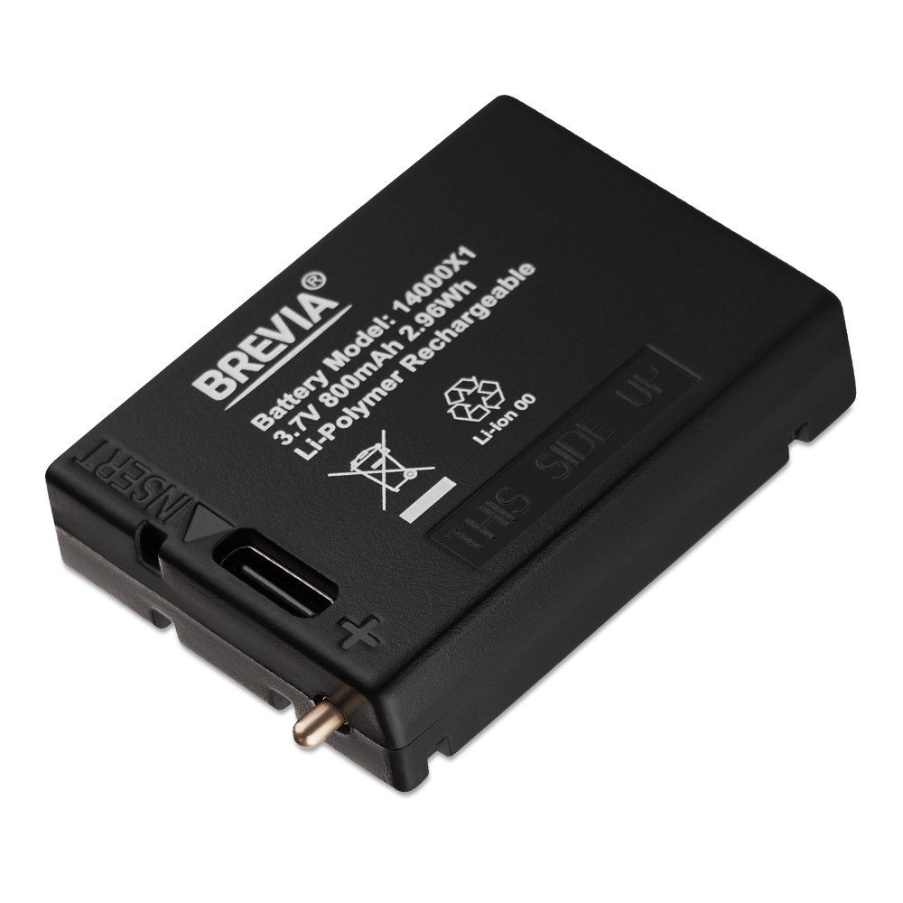 Аккумулятор Brevia 3.7V 800mAh Li-polymer с Type-C для налобных фонарей Львов - изображение 2