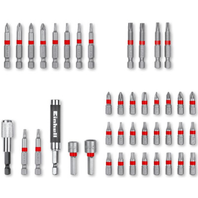 Набор бит Einhell 42шт, HEX, PH, PZ, Torx, 50мм, кейс (118953) Винница - изображение 10