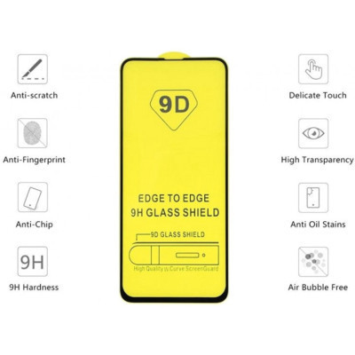 Стекло защитное Drobak Motorola One Fusion+ (Black) (222296) (222296) Винница - изображение 2