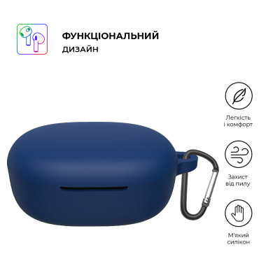 Чехол для наушников Armorstandart Hang Case для Xiaomi Redmi Buds 4 Lite Dark Blue (ARM73545) Винница - изображение 2