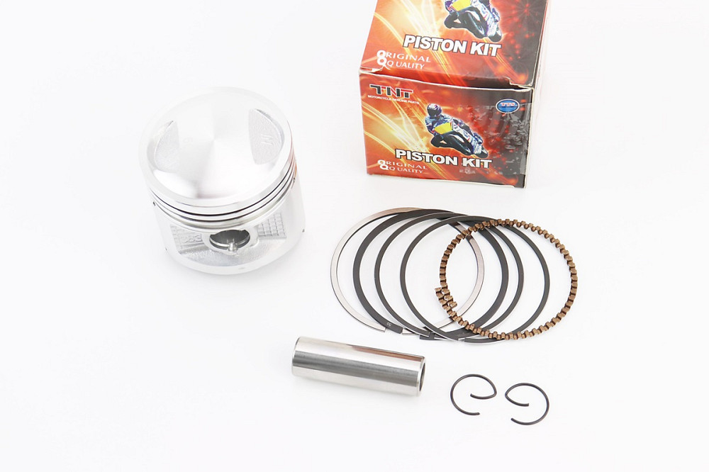 Поршень к-кт CG125cc Ø56,5мм +0,50, висота 52мм, палець 15мм TNT Київ - фото 1