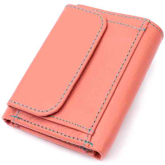 Небольшой кошелек для модниц из натуральной кожи ST Leather 19505 Оранжевый Киев