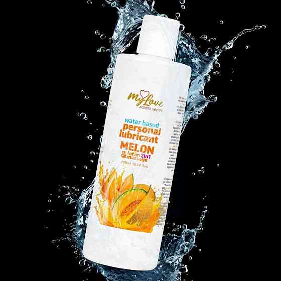 2в1 лубрикант та масажний гель - MyLove Aroma Series Intim&Massage Melon, 300 мл Sex Aura Київ
