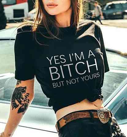 Футболка жіноча з принтом  48 Чорний 2664088823 Дніпро