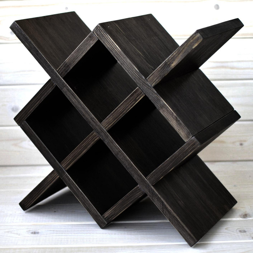 Настільна винна полиця "Альма" венге Миколаїв - фото 1