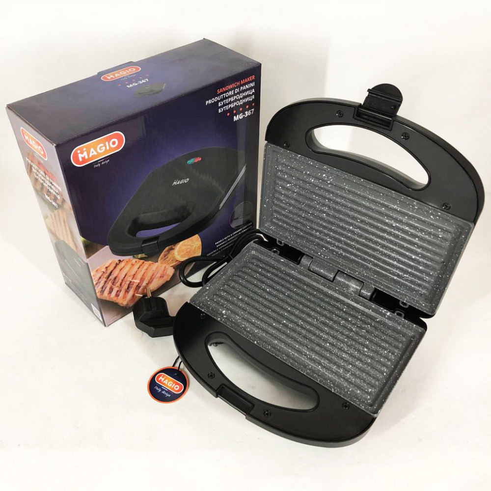 Гриль контактний подвійний гладкий, Електрогриль для стейків притискний гриль Притискний електро GL-93 Львів - фото 3