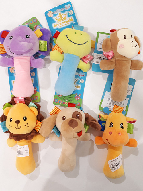 Брязкальце м яке в ручку 17/101, шт Київ - фото 1