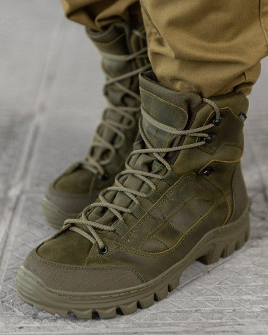 Зимние тактические ботинки Extreme oliva ВТ0470 Одесса - изображение 9