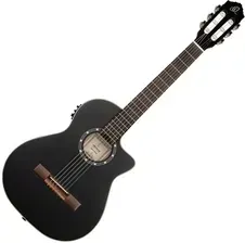 Гитара Ortega RCE125SBK-3/4 3/4 Satin Black Gitara klasyczna z przetwornikiem Київ