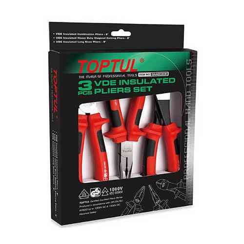 Набір діелектричного інструменту 3ед. 1000V VDE TOPTUL GAAE0308 Одеса