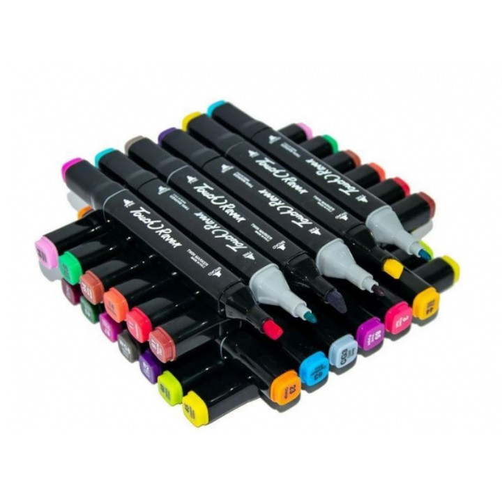 Набор скетч маркеров для рисования 24, Набор маркеров Sketchmarker скетч YP-58 Львов - изображение 5