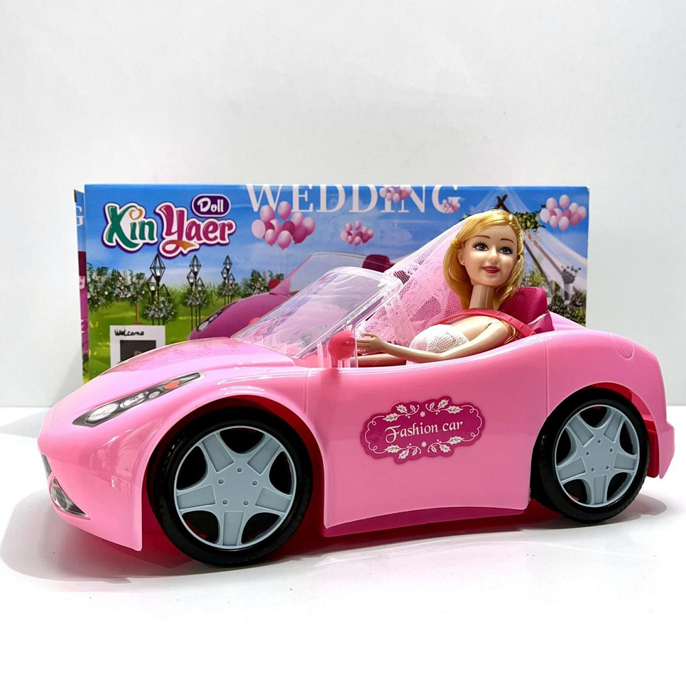 Лялька наречена 27см з машиною 33,5 см Вид 2 Рожевий (925-179-80-81) Чернігів - фото 3