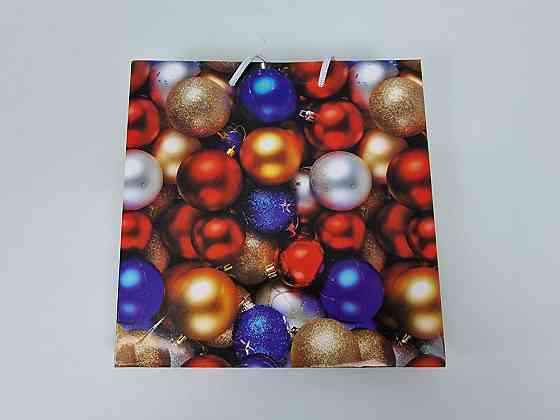 Пакети паперові подарункові, новорічні Квадрат 23*24*10 — 35 (12 шт.) Харків