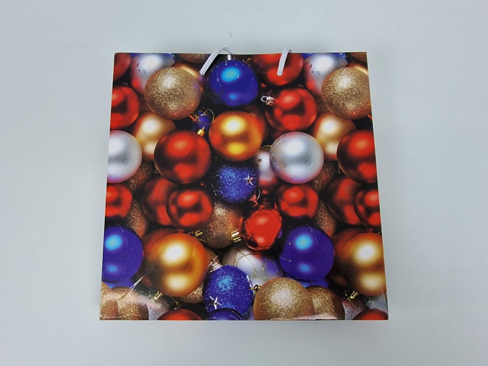 Пакети паперові подарункові, новорічні Квадрат 23*24*10 — 35 (12 шт.) Харків - фото 2