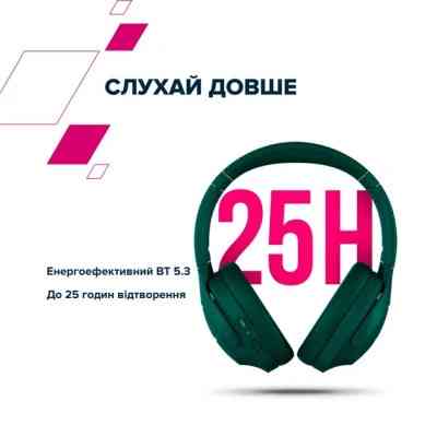 Навушники Canyon OnRiff 10 ANC Bluetooth Green (CNS-CBTHS10GN) Вінниця
