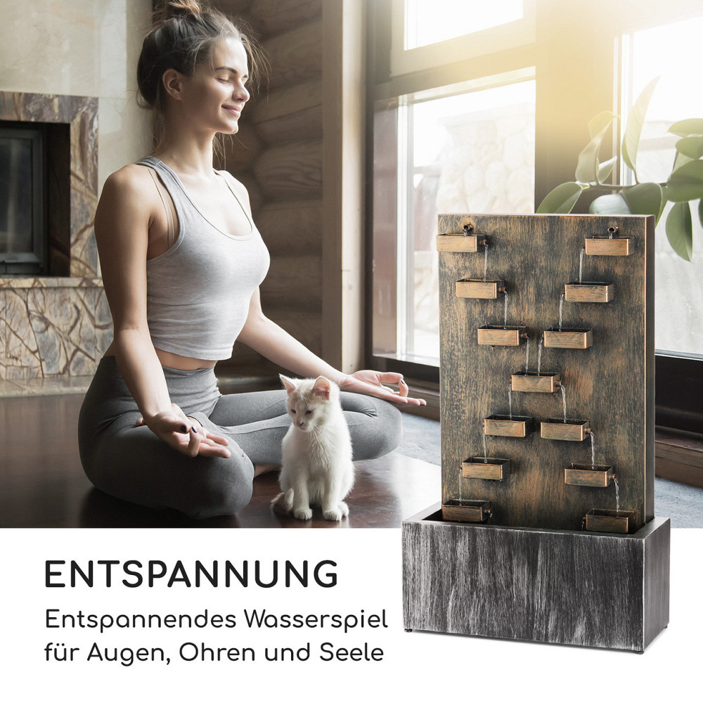 Садовий фонтан з переходом через річку в/на відкритому повітрі 6 Вт насос 10 м оцинкований кабель (Німеччина, Рівне - фото 2