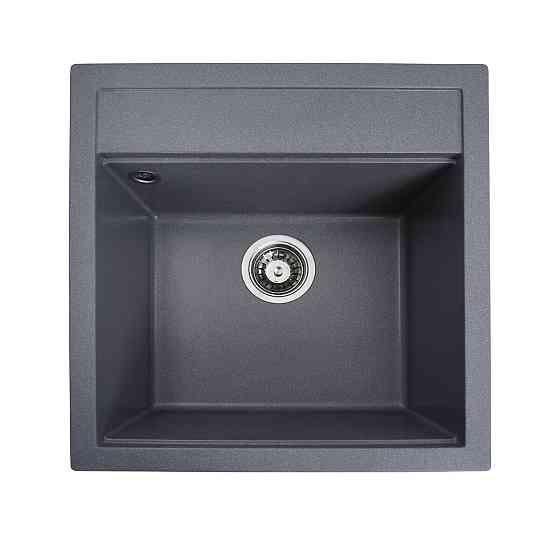 PLATINUM Гранітна мийка для кухні Platinum 5149 FIESTA матова Сірий мусон Київ