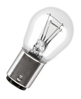 Покажнена лампа розжарювання OSRAM 7537 P21/5W 24 V BAY15d 10X5 Харків - фото 2