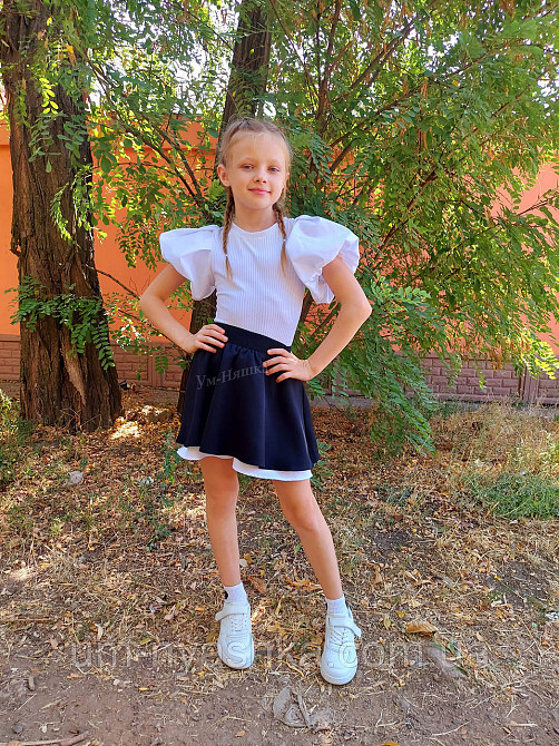 Спідниця-шорти синя152 Кривий Ріг - фото 4