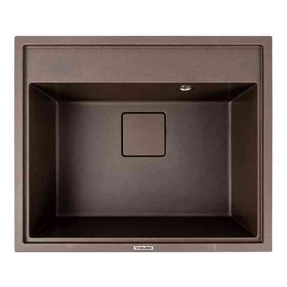 VALESO Гранітна мийка VALESO SHERLIT 6050 матова Темна скеля Киев
