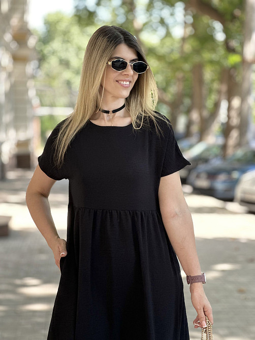 Літня сукня міді вільного крою "Ordinary" оптом | Батал Київ - фото 9