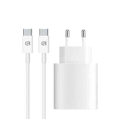 Зарядное устройство Armorstandart AMHJ83 20W USB-C White + cable USB-C to USB-C (ARM77725) Винница