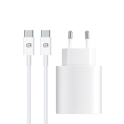 Зарядний пристрій Armorstandart AMHJ83 20W USB-C White + cable USB-C to USB-C (ARM77725) Вінниця - фото 1