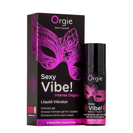 Рідкий вібратор Orgie - Sexy Vibe! Intense Orgasm (15 мл) Sex Aura Київ