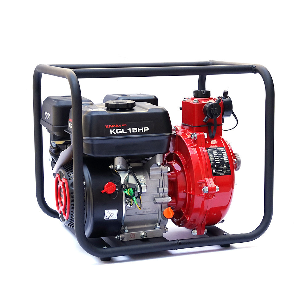 Мотопомпа бензиновая KGL15HP, производительность 15 м3/часовая, мощность 7 к.с. Киев - изображение 1