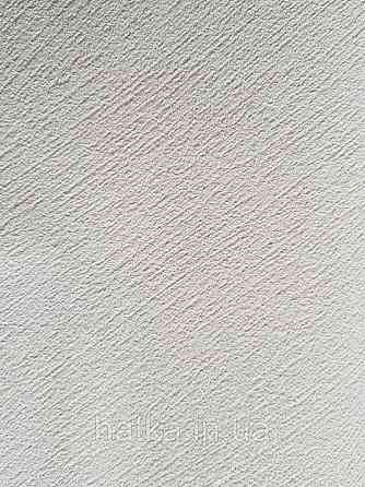 Шпалери вінілові на флізелін Marburg Dune 32501 однотонні під штукатурку білі з сріблом Київ