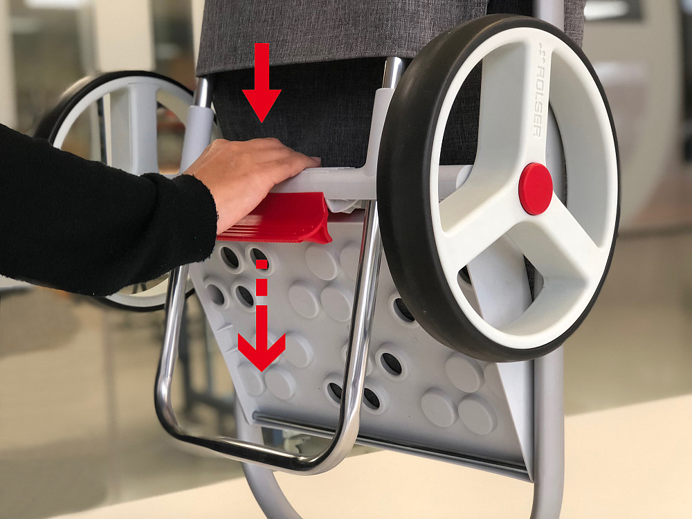 Сумка-тележка Rolser Com MF 8 Black Tube Burdeos (COH012-1060) Киев - изображение 8