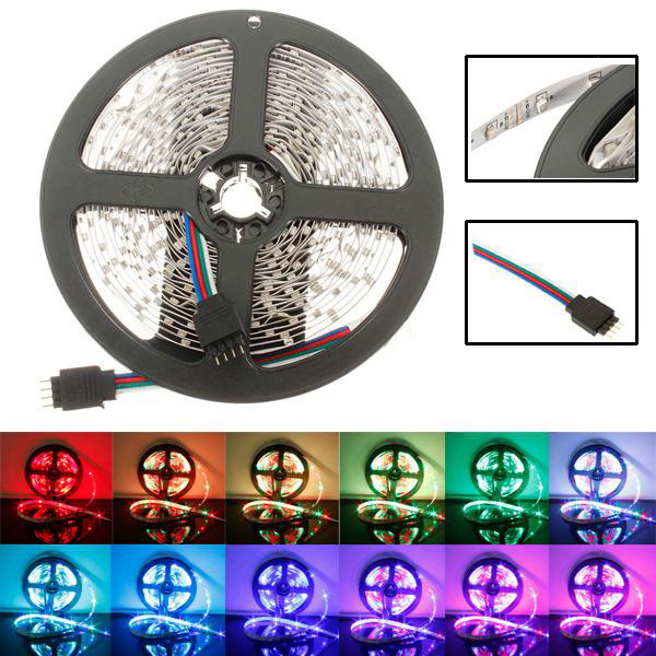 Светодиодная лента освещение 5050 RGB LED 5 м 220 v, Rgb лента гибкая 5050 Led для помещения GY-62 Львов - изображение 17