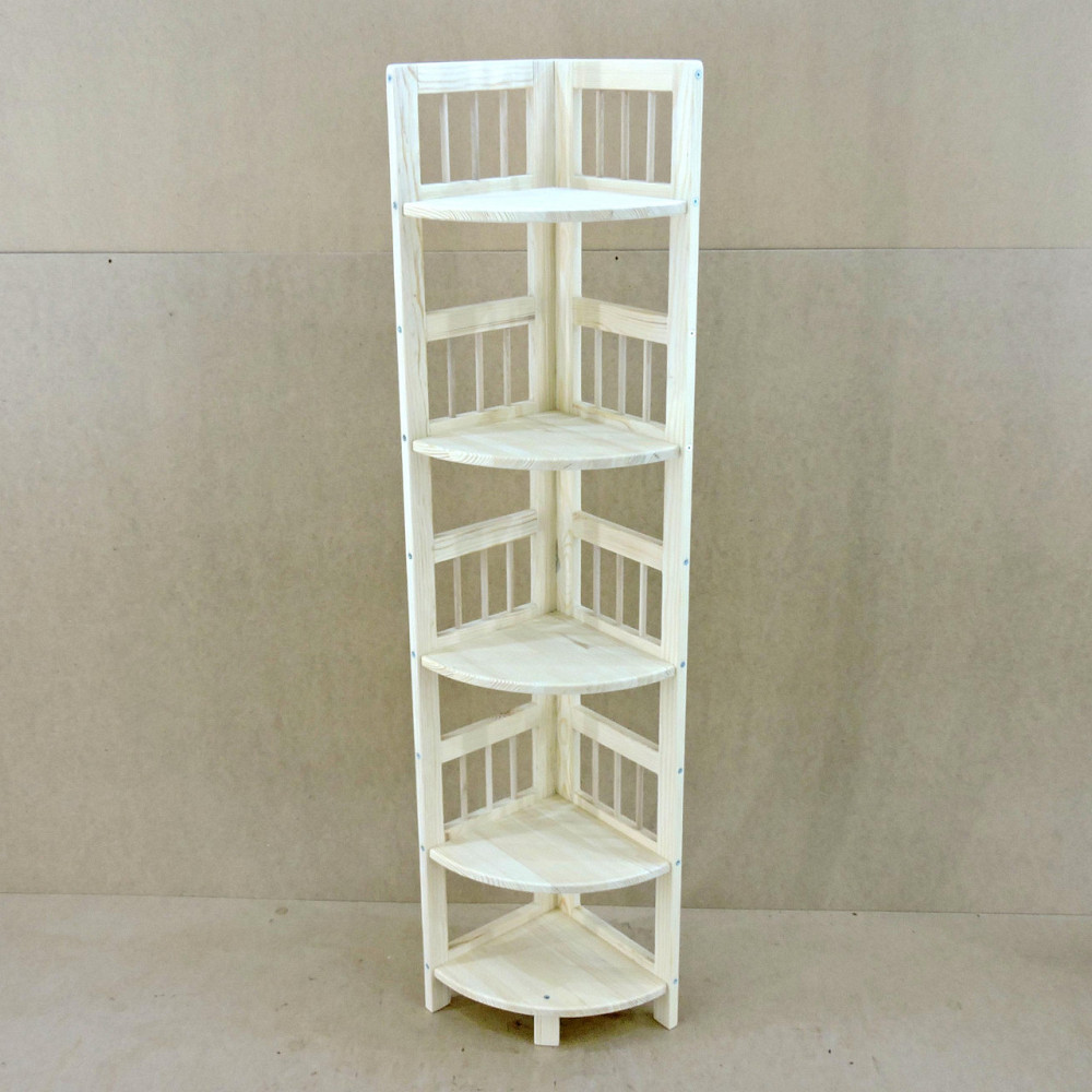 Стеллаж угловой для ванной 