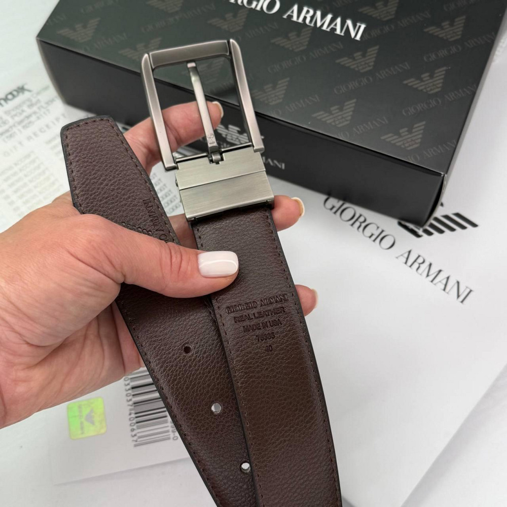 Подарочный набор ремень и кошелек Armani (305) Киев - изображение 10