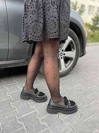 Arcoboletto Туфлі жіночі Arcoboletto чорні натуральна шкіра зима євро-хутро 36р.(5278) Коломия